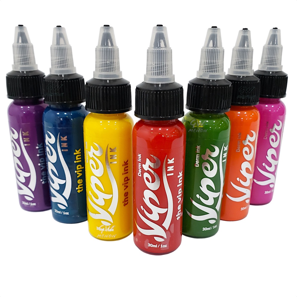 Tinta Para Tatuagem Viper Ink 30ml 30 ml Varias Cores Escolha A Cor ...