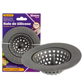 Ralo Silicone Cinza 4cm Para Pia Cozinha em Oferta na Shopee