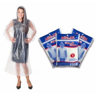Kit 10 Capas De Chuva Transparente Riplas ou Vivaplas