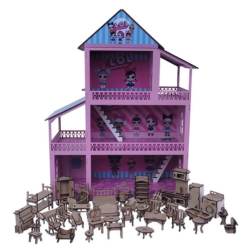 Casinha De Boneca Barbie Polly Pocket Lol Maleta Fechada em Promoção na  Americanas