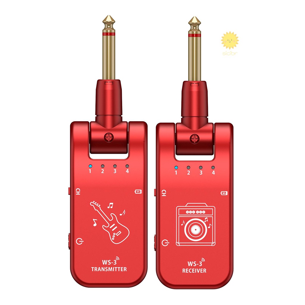 Rowin WS-20 Wireless Guitar System Transmitte Receber Transmissor