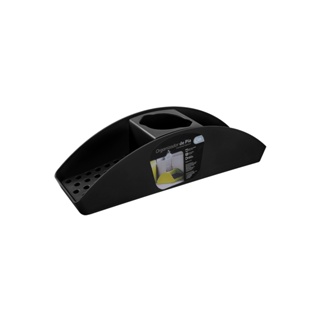 Organizador de Pia Coza Basic 32,2 x 8,6 x 9,1 cm Preto