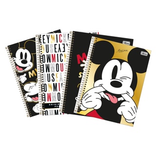 Caderno Universitário 1M 80 Fls Mickey Tilibra Sortidos