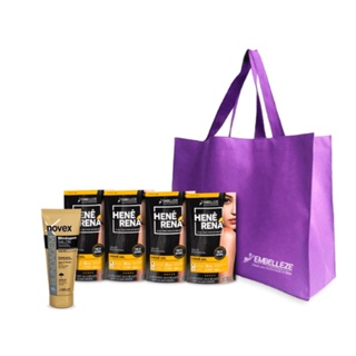 KIT NOVEX BLINDAGEM PARA HENEZADAS HENÊ RENÁ PRETO NATURAL