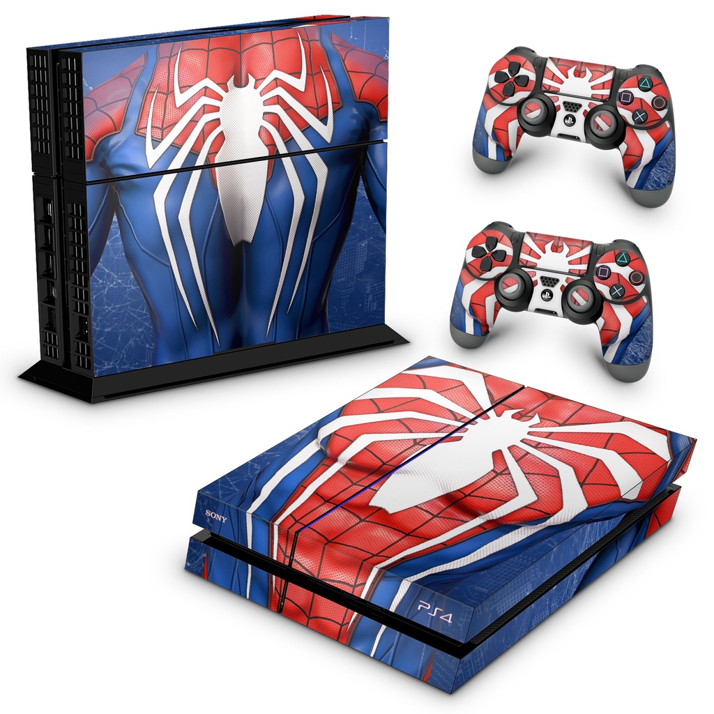 Skin PS4 Fat Adesivo - Spider-Man Homem Aranha 2