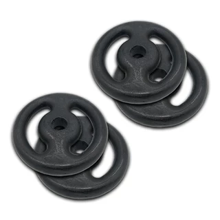 Kit 2 Pares (4 Unidades) De Anilha Pintada 2kg | Anilha Para Halter De Peso Para Musculação Treino