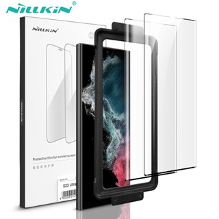 Protetor De Tela NILLKIN 2 PCS Para Samsung S23 Ultra S22 S23 Plus S22 S23 + S22 + Filme Plexiglass Resistente A Impactos (Vidro Não Temperado)