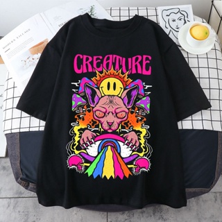 Camiseta Gatinho Kawaii Tumblr Harajuku Aesthetic Unissex