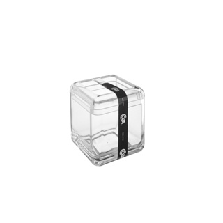Porta Escova De Dente Coza Cube 8,5 x 8,5 x 10,5 cm Cristal