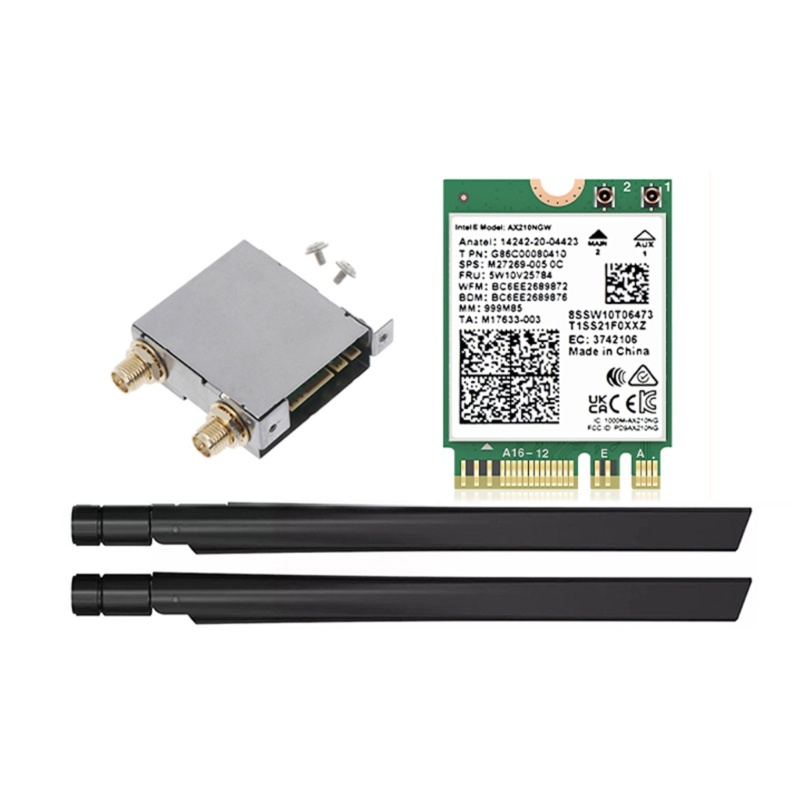 Star WiFi6E AX210NGW Mini PCI-E Placa Sem Fio Compatível Com Bluetooth 5.2 Adaptador Para AX210 AX210 NGFF-M2