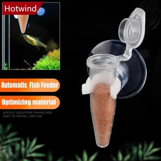Mini Alimentador Automático De Peixe Cônico Para Aquário De Minhocas Vermelha Copo Peixes Alimentos Com Ventosa