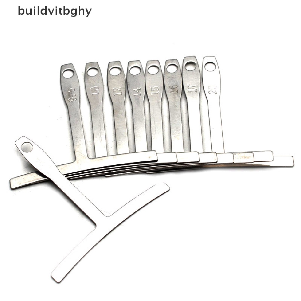 buil 9pcs Medição De Raio Subtrônico Medidor De Guitarra De Baixo Cordas Em Forma De T