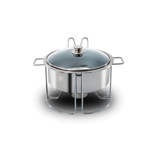 Rechaud Redondo Brinox Savoy 7 Litros Ø 33 cm Aço Inox