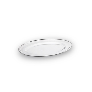 Travessa Oval Rasa Brinox Jornata 21 x 16 cm Aço Inox