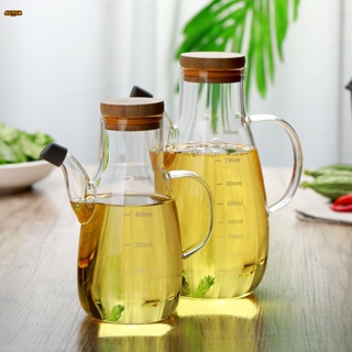 Pote De Óleo De Grande Capacidade Com Transparente Portátil Para Cozinha Doméstica