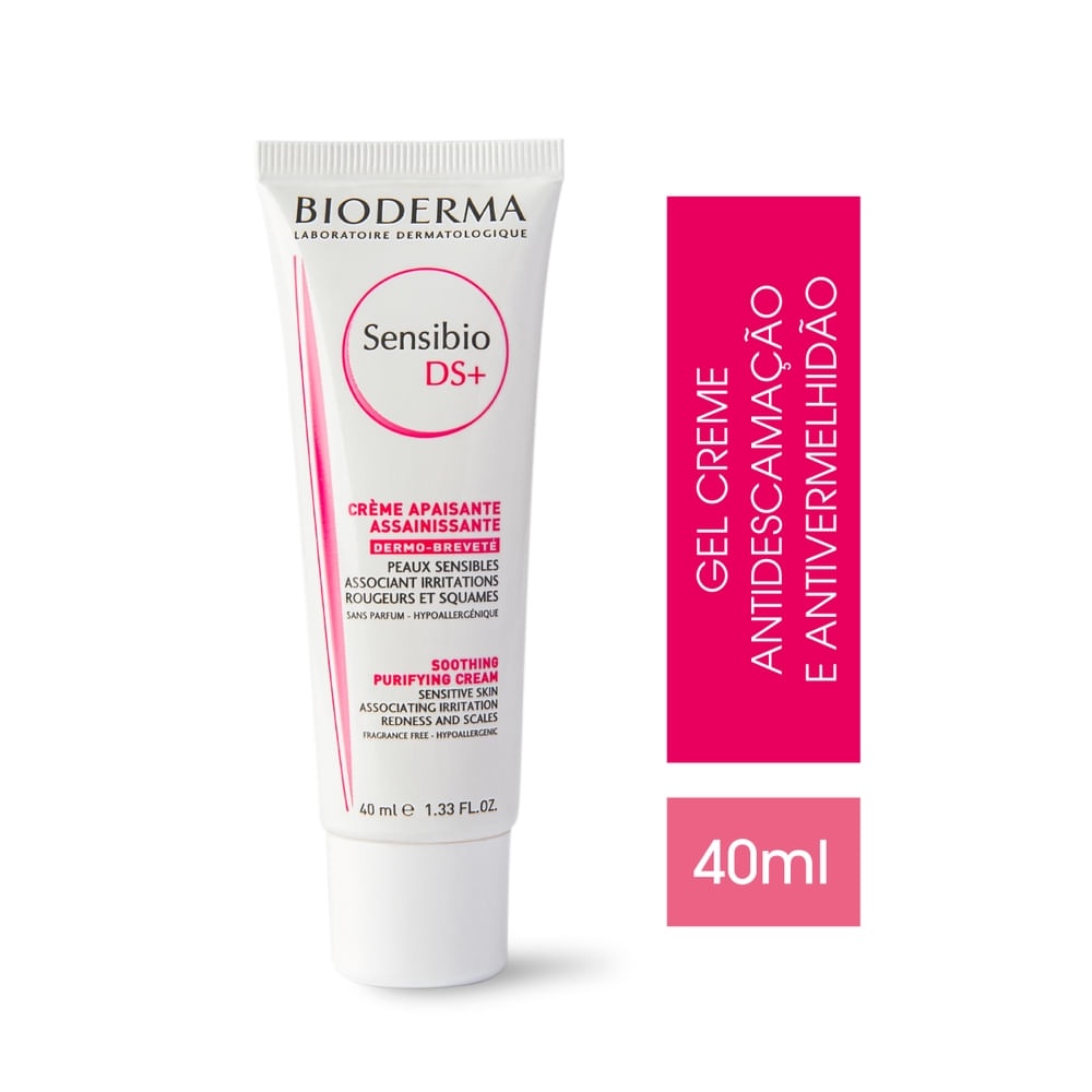 Creme calmante purificante Sensibio DS+ 40ml Bioderma | Shopee Brasil