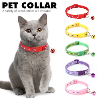 Coleira De Pet Cachorro De Estimação Ajustável Para Cachorrinho Colorido Gato Fivela Acessórios Cachorros Gatos Suprimentos
