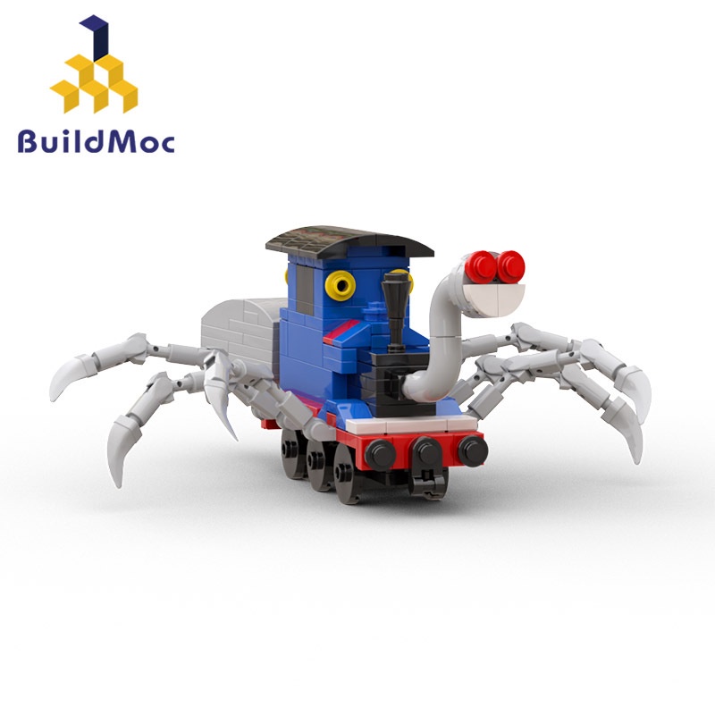 Novo Jogo De Terrores BuildMoc Choo-Charles Blocos De Construção Conjunto  Dungeon Tijolos Trem Aranha Modelo MOC Brinquedos