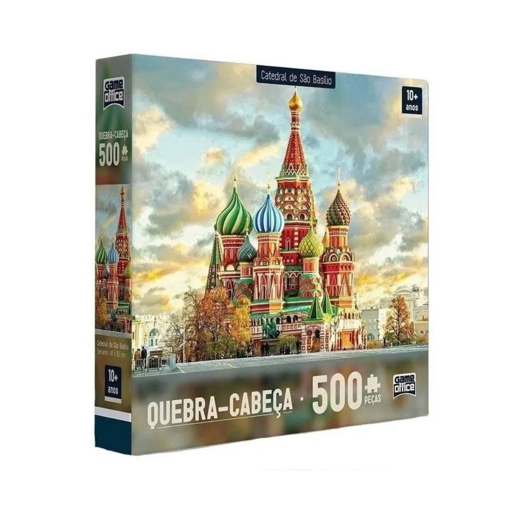 Jogo Infantil Quebra-Cabeças 500 peças Russia, Moscou Toia - Loja