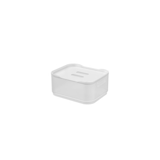 Cesta Organizadora com Tampa Pequena Coza Fit 18,5 x 15 x 8,3 cm Natural