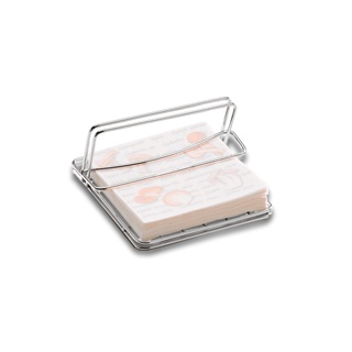 Porta Guardanapos Brinox 13 x 13 cm Cromado