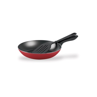 Frigideira Com Espátula Brinox Chilli Antiaderente 1,2 Litros Ø 24 cm Cereja