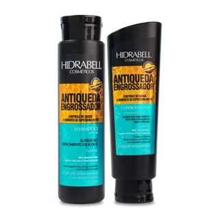 Shampoo e Condicionador Antiqueda Engrossador de fios Hidrabell