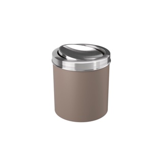 Lixeira Com Tampa Basculante Inox Coza 5,4 Litros Warm Gray