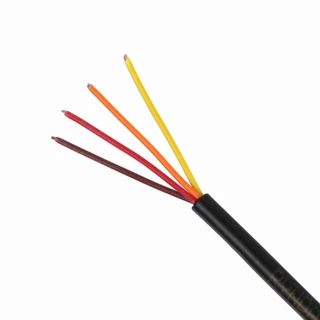 15 Metros Cabo Manga 4 Vias 24AWG Preto s/ Blindagem 0,20mm²