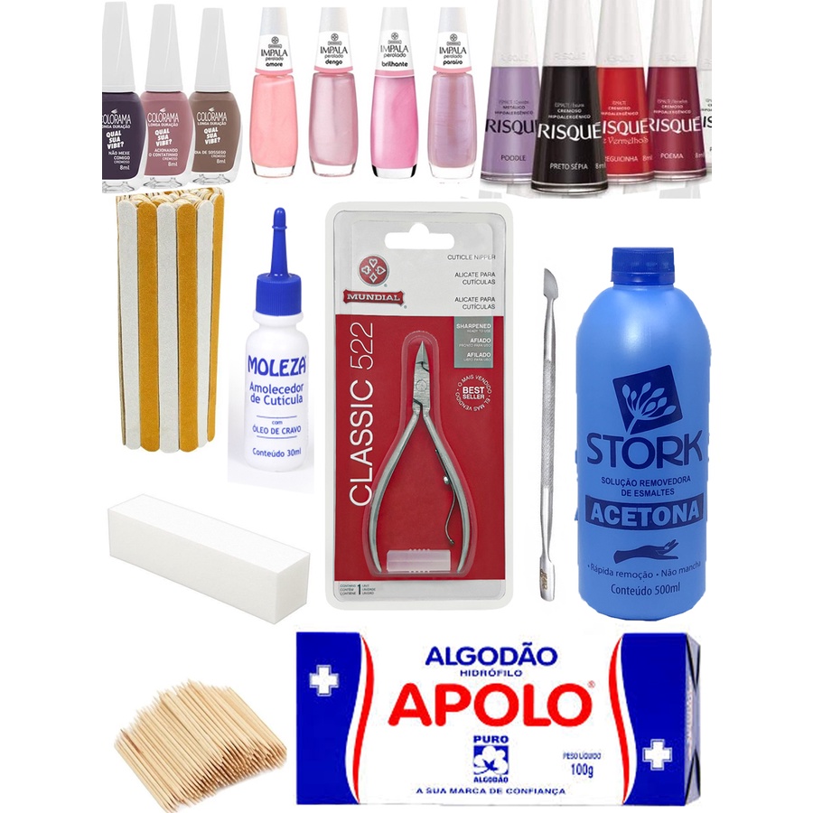 Kit Manicure Completo Para Unhas Em Casa