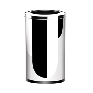 Lixeira Com Aro Brinox Decorline 64 Litros Aço Inox