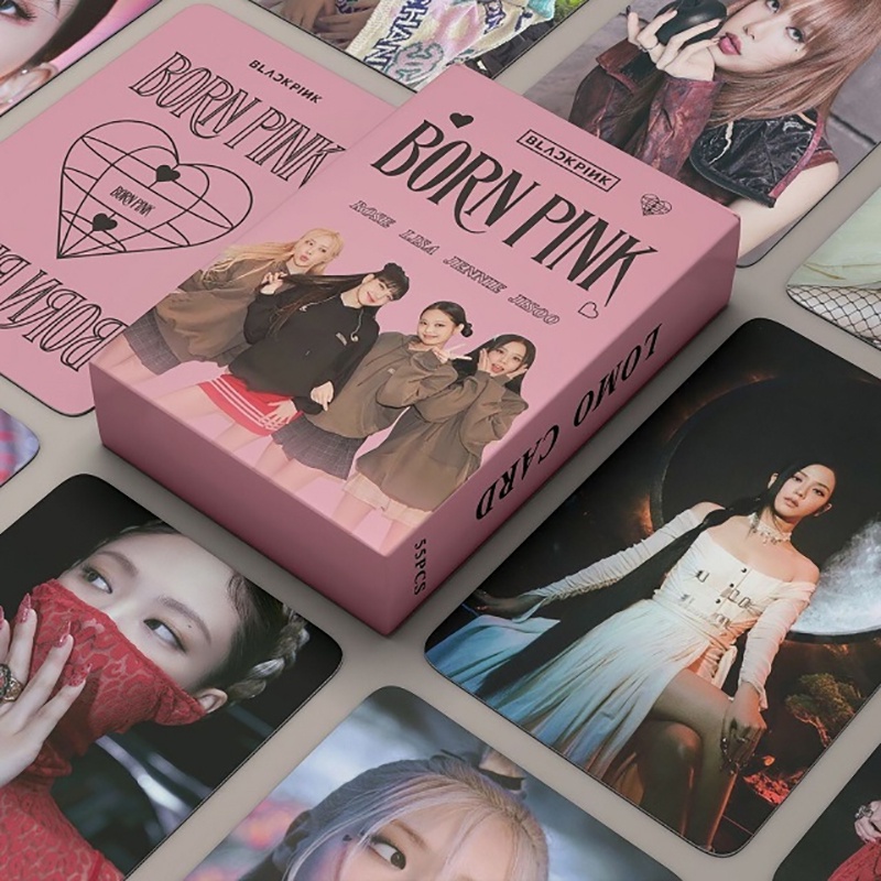 BLACKPINK BORNPINK World tour ハノイ トレカセット 55pcs/set KPOP BLACKPINK 2023 Lomo Card World Tour Photocard Born