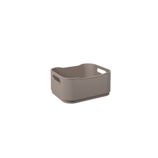 Cesta Organizadora Pequena Coza Fit 18,5 x 15 x 8 cm Warm Gray
