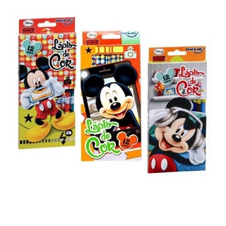 Lápis De Cor Mickey Com 12 Cores Molin