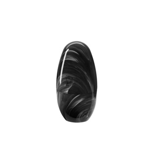 Porta Escova De Dente Com Tampa Coza Spoom 10,4 x 8,3 x 2,1 cm Mármore Preto