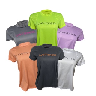 Kit 6 Camisetas Femininas Academia Estampada Dry Fit Fitness