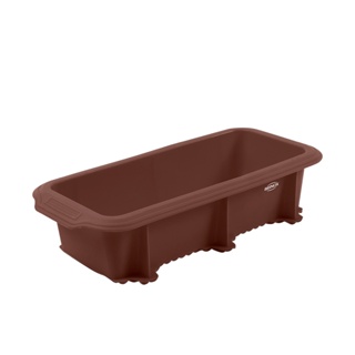 Forma Para Pão Em Silicone Brinox Glacê 27,5 x 12,5 x 6 cm Chocolate