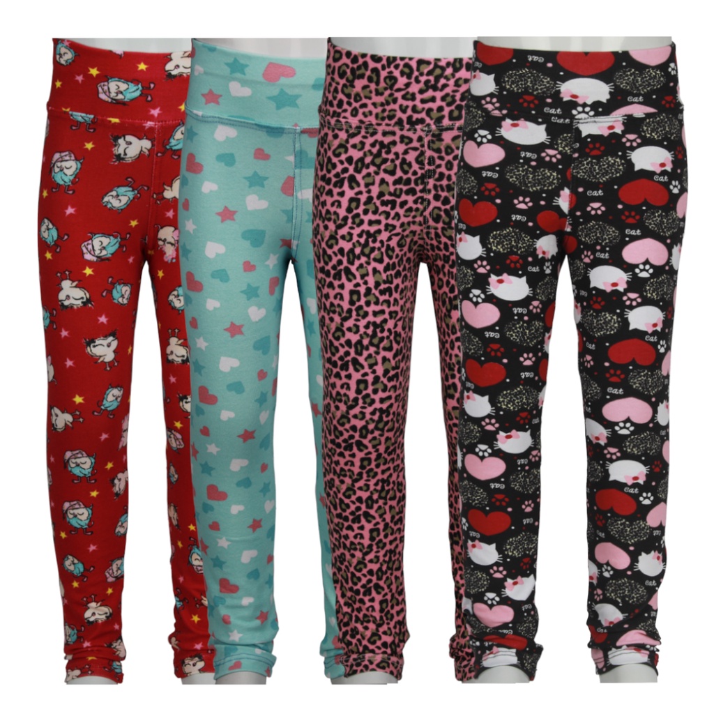 Legging Bébé Fille Tendance Lot De Leggings Fille 80% Coton
