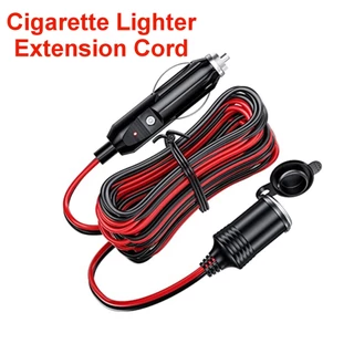 12V-24V 15A Cabo De Extensão Do Isqueiro Para Carro 3M/4M/6M Divisor Carregador Conector De Tomada Acessórios Automotivos