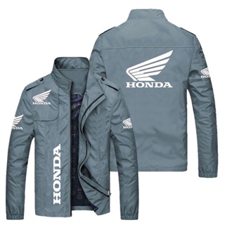 2023 Primavera E Outono Honda Carro Logotipo Impressão De Casaco De Moda Solto Casual