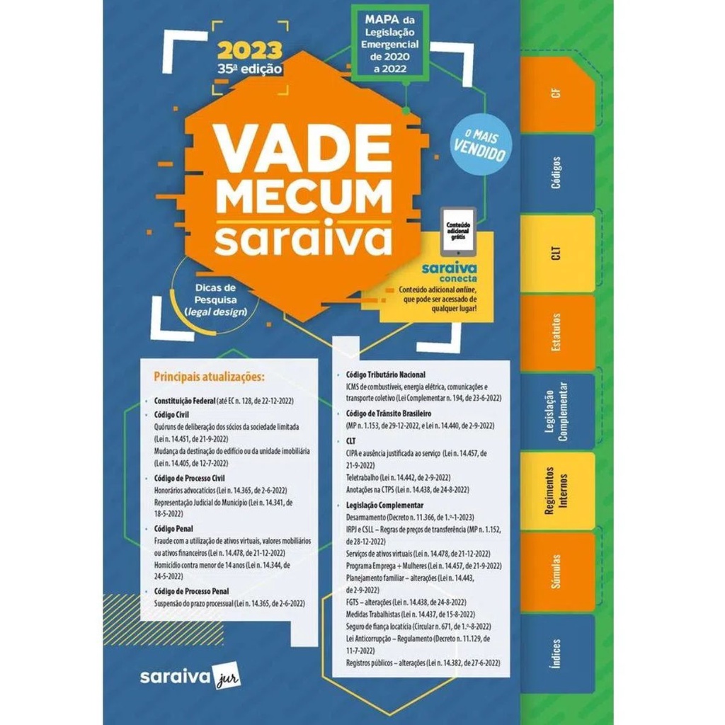 Vade Mecum Saraiva 2023 | Shopee Brasil