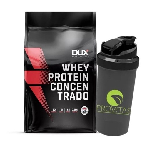 Whey Protein Concentrado 1.800g Dux Coco + Coqueteleira