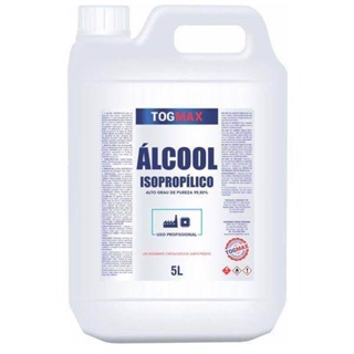 Álcool Isopropílico 99,80% Limpeza Eletrônica Placas 5 Litros