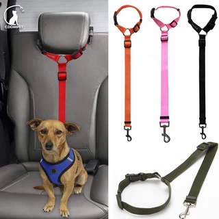 Cinto De Segurança Ajustável Coleira Peitoral Guia Para Cães E Gatos Pet Cachorro Trela do Arnês Carro