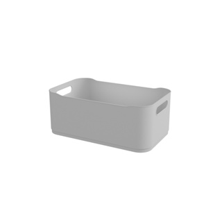 Cesta Organizadora Grande Coza Fit 30,5 x 18,5 x 12 cm Cinza Frio