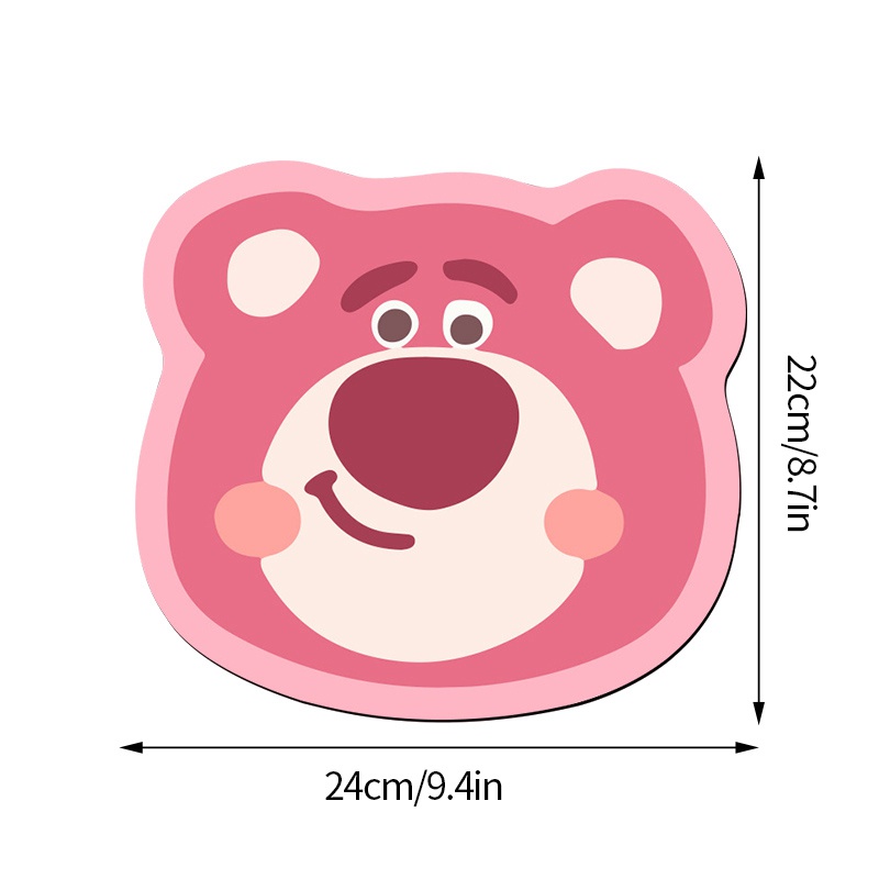 Bases Para Ratos Cute Strawberry Bear Mouse Pad Coasters Computador ...