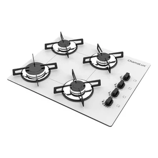 Fogão Cooktop Chamalux 4 Bocas Ultra Chama Branco 127v/220v