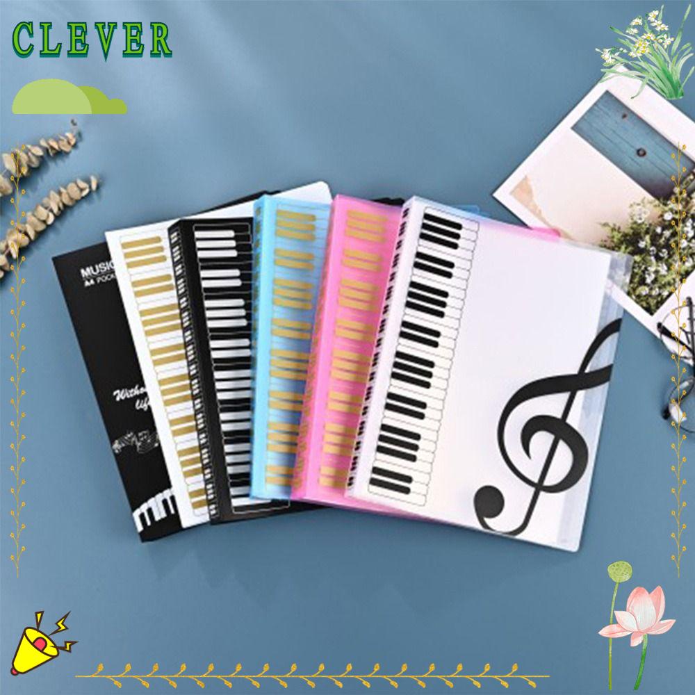 Piano engraçado livro de música folha de papel plástico nota musical  primavera titular pasta para piano guitarra violino clipes de notação  musical - AliExpress