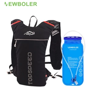 Newboler Respirável Ciclismo Mochila com 2L Bexiga de Água Caminhadas Pacote de Hidratação Saco Vest Running Backpack Para Esportes Ao Ar Livre Ciclismo Escalada