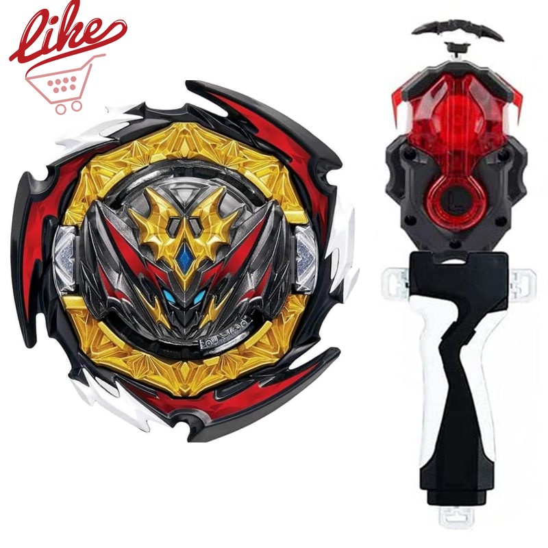 Lançador de Beyblade Corda DB - Flame - Pião de Batalha e